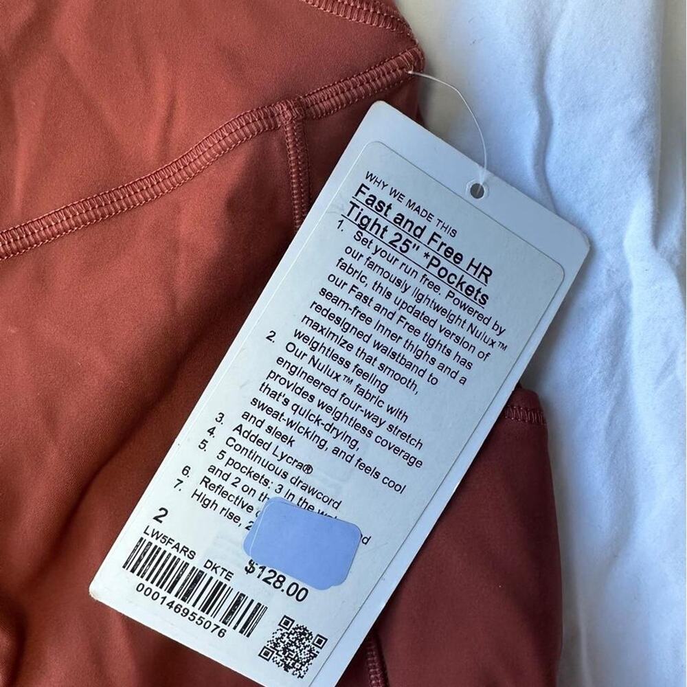 Lululemon brown high waisted leggings with